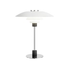 Louis Poulsen PH 4/3 Table Lamp in Matte White by Poul Henningsen
