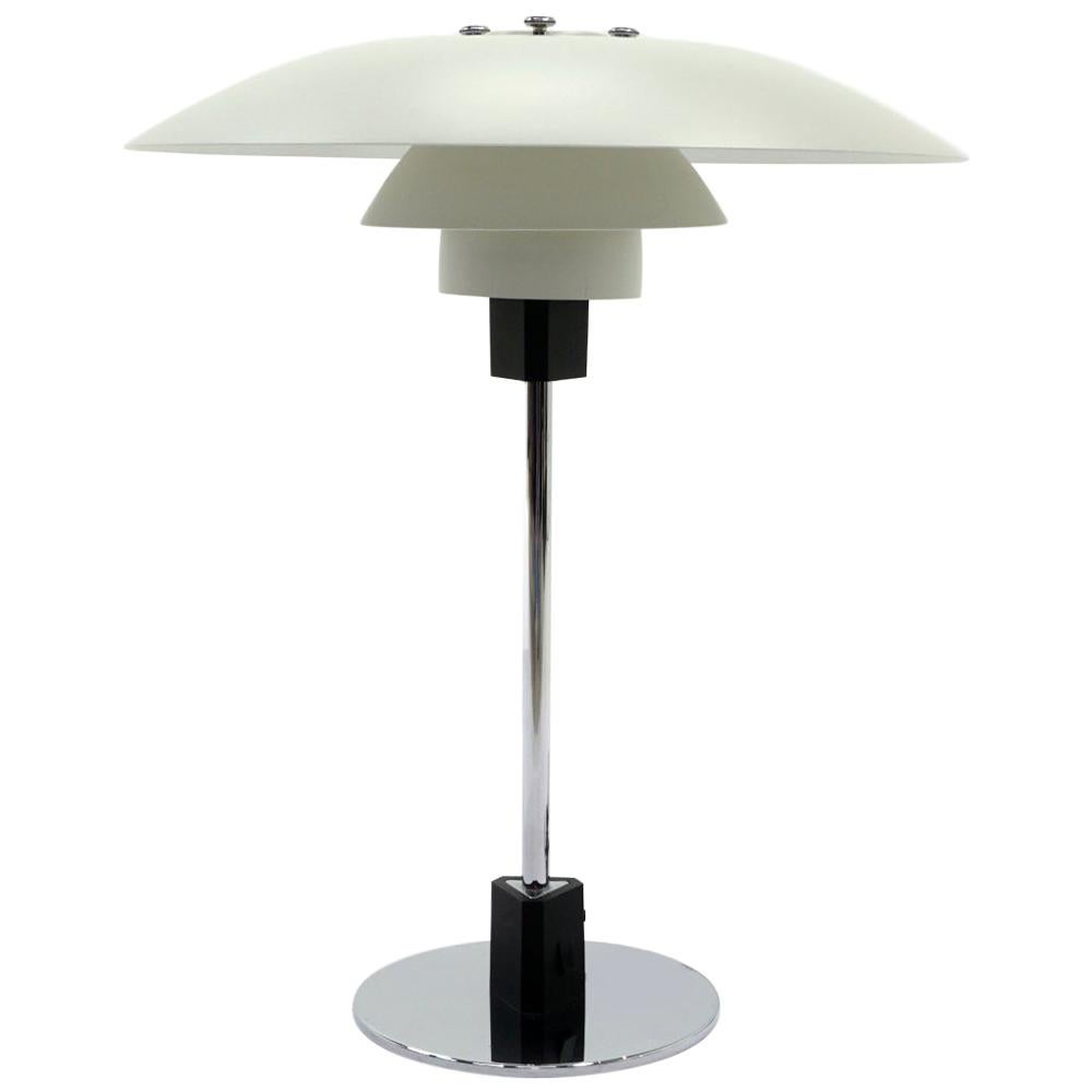 Louis Poulsen PH 4/3 Table Lamp in Matte White made by Poul Henningsen, Denmark