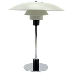 Vintage Louis Poulsen PH 4/3 Table Lamp in Matte White made by Poul Henningsen, Denmark