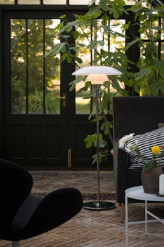 Louis Poulsen PH 4½-3½ Glass Floor Lamp by Poul Henningsen