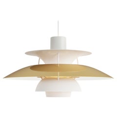 Louis Poulsen PH 5 Pendant Light in Brass by Poul Henningsen