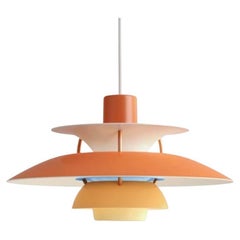 Louis Poulsen PH5 mini pendant lamp, hués of orange 