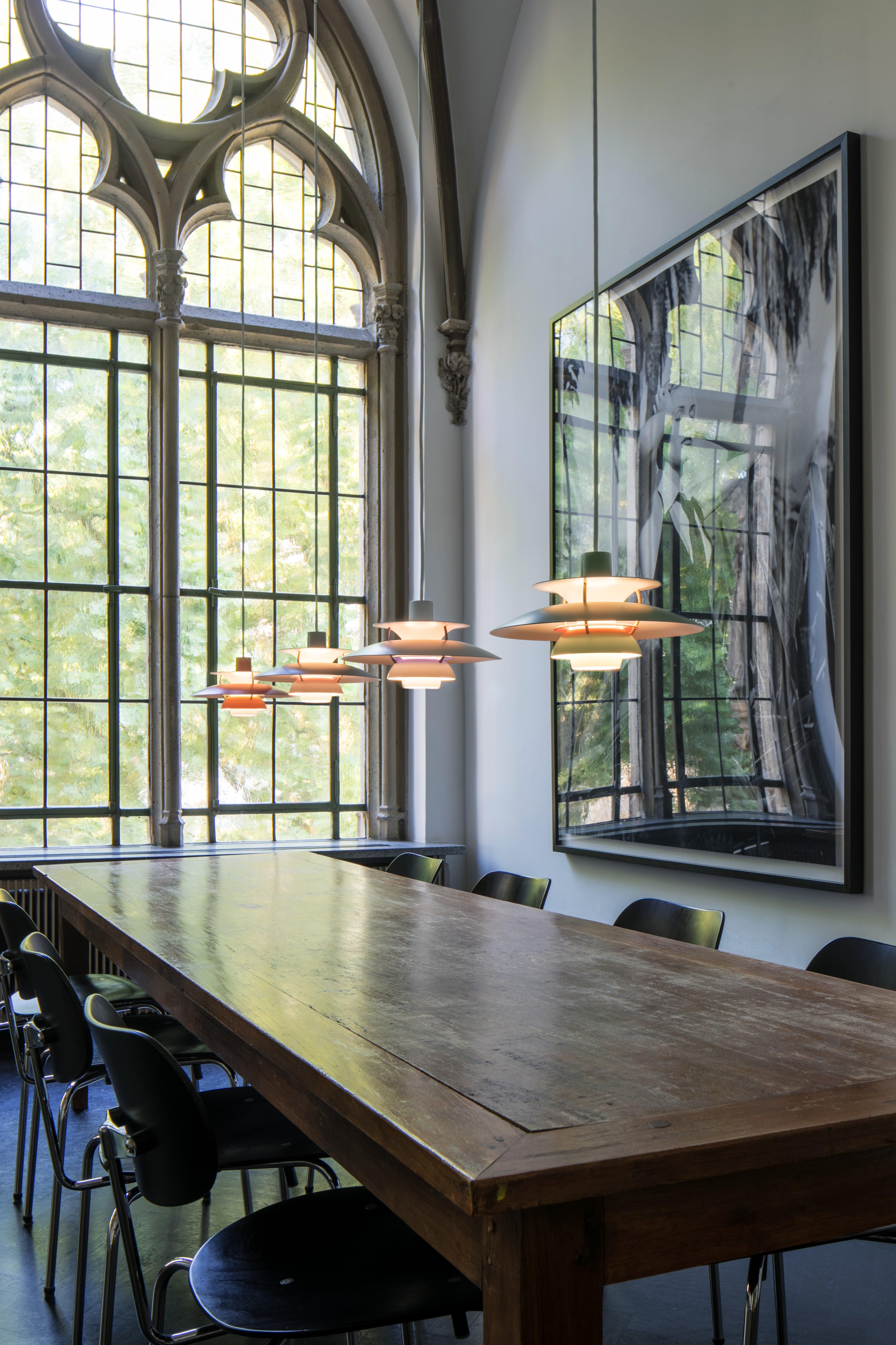 Louis Poulsen PH5 Mini Pendant Lamp in Brass by Poul Henningsen In New Condition For Sale In New York, NY