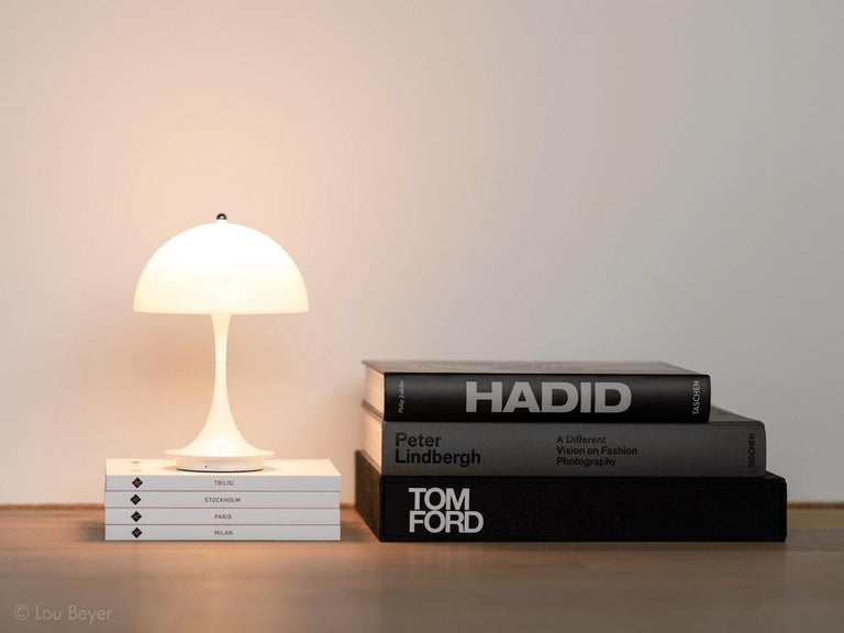 Danish Louis Poulsen, Portable Table Lamp by Verner Panton For Sale