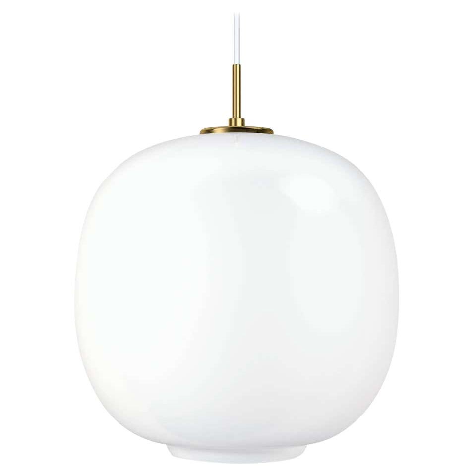 Lampe à suspension ronde en verre Louis Poulsen 250 lumières par Vilhelm Lauritzen en vente