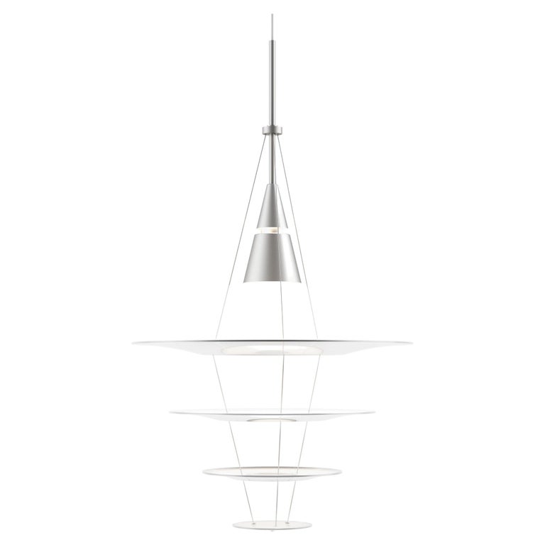 Louis Poulsen Small Enigma Pendant Lamp in Aluminum by Shoichi Uchiyama For Sale