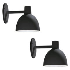 Lampada da parete per esterni Louis Poulsen 'Toldbod' in nero