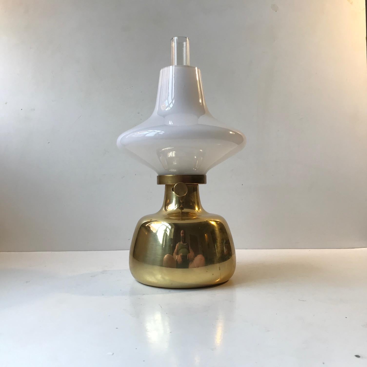 Scandinavian Modern Louis Poulsen Vintage Petronella Oil Lamp by Henning Koppel