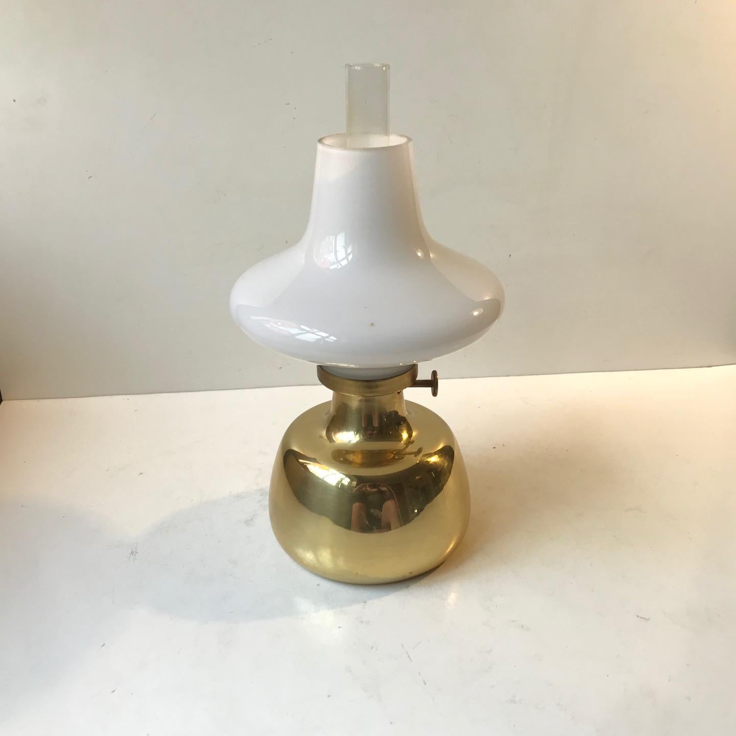 Danish Louis Poulsen Vintage Petronella Oil Lamp by Henning Koppel
