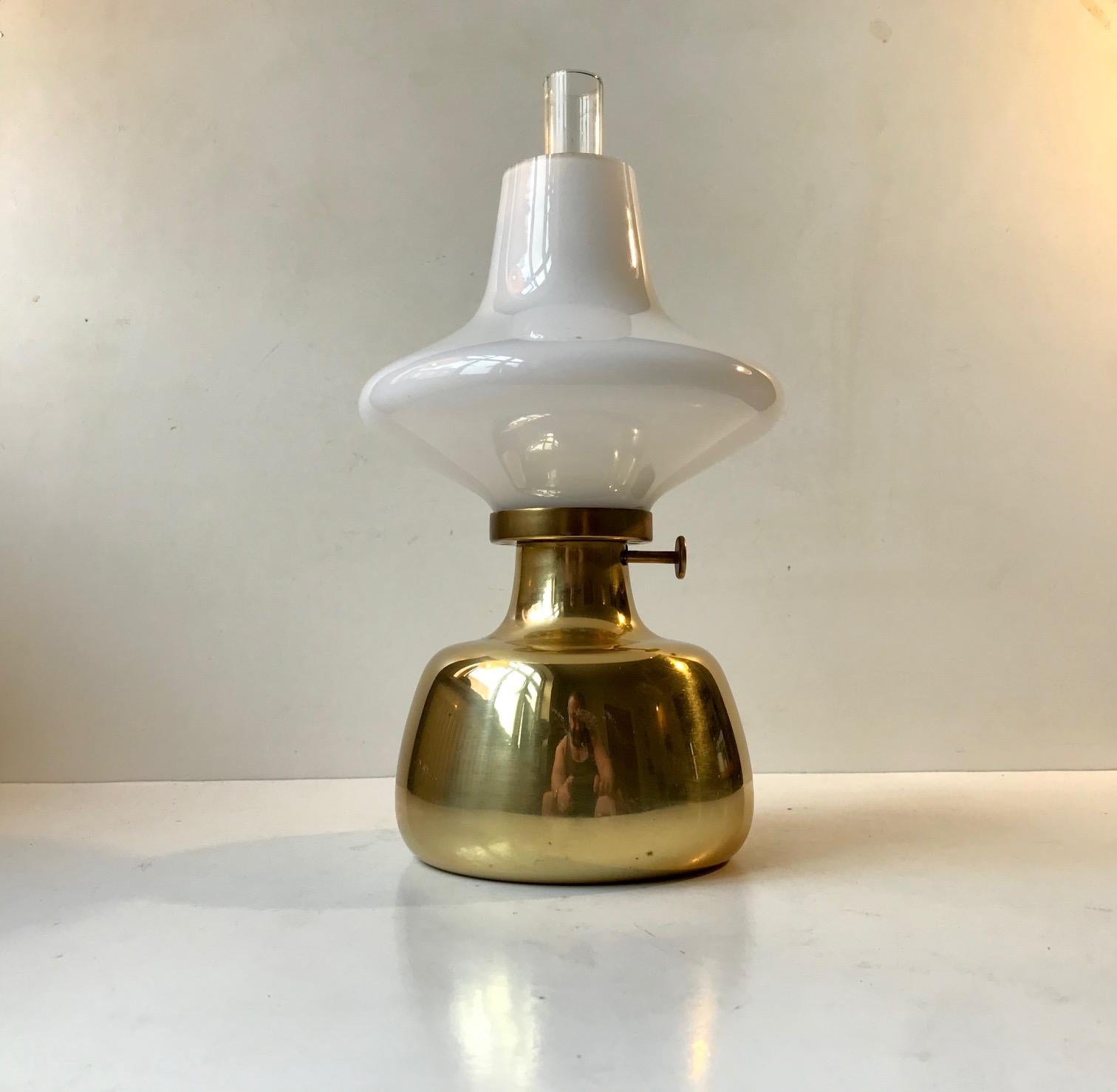 Louis Poulsen Vintage Petronella Oil Lamp by Henning Koppel In Good Condition In Esbjerg, DK