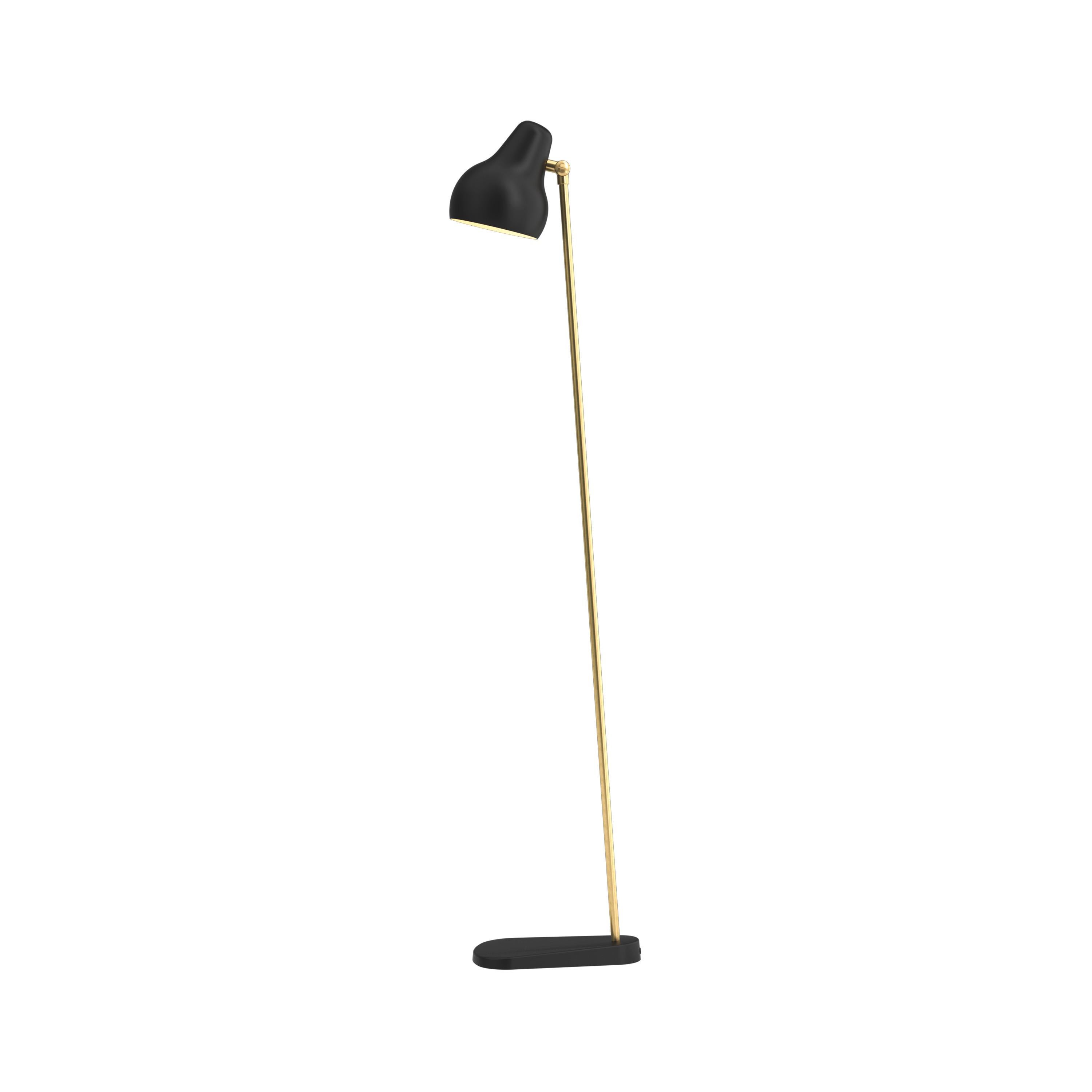 Im Angebot: Stehlampe Louis Poulsen VL38 von Vilhelm Lauritzen, Black (black.jpg)