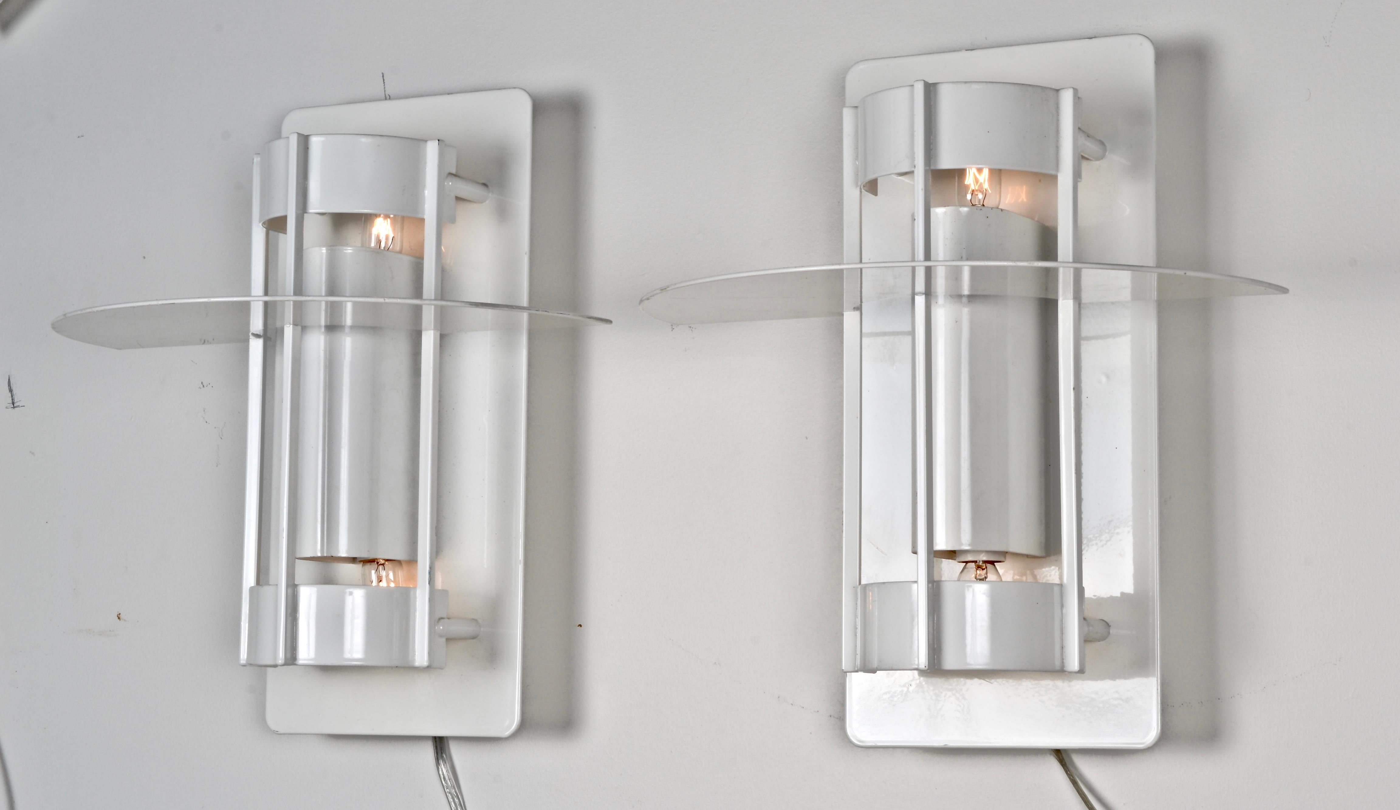 Mid-Century Modern Pair of Louis Poulsen Wall Sconces For Sale