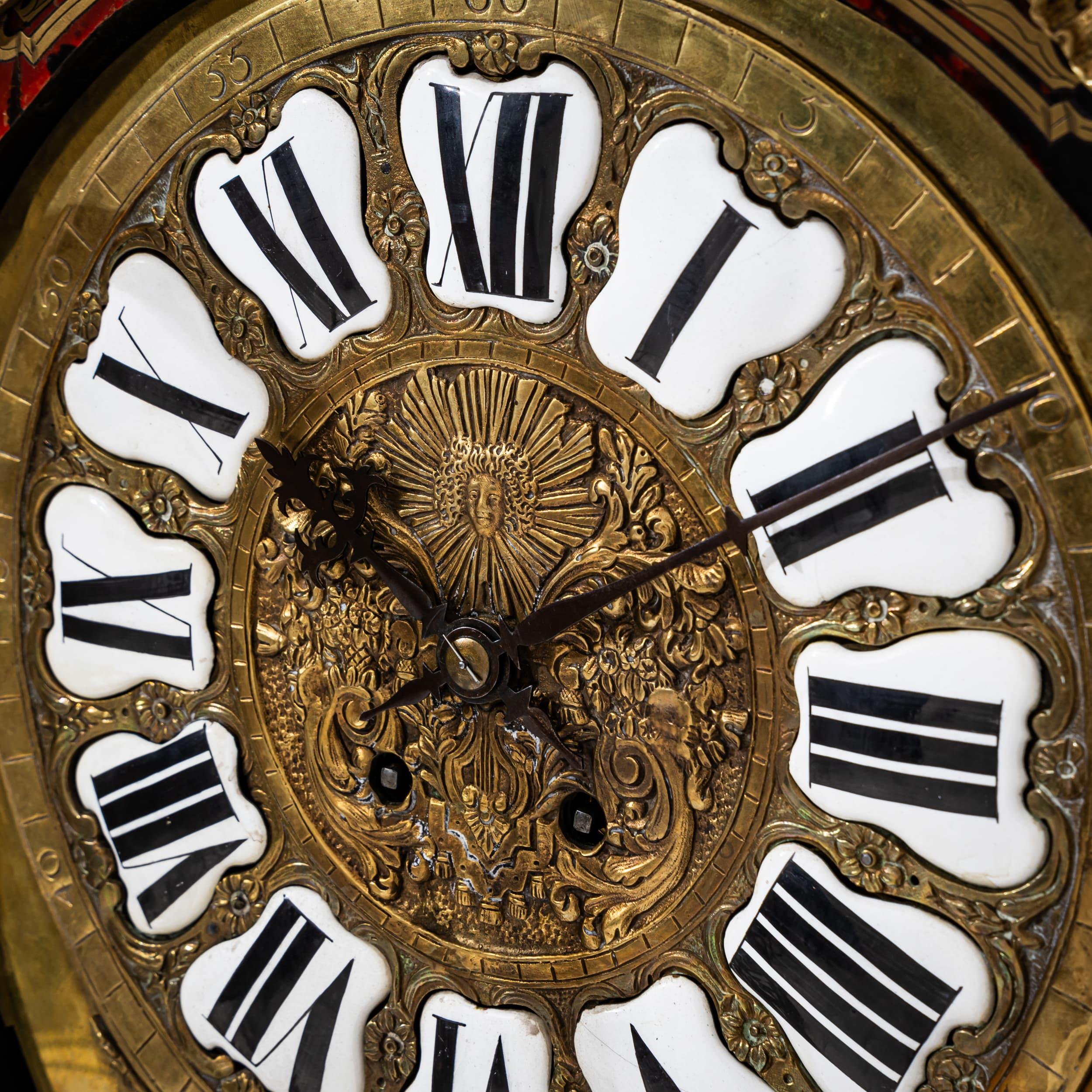 Louis Quinze-style Grand Cartel Clock with Console, 