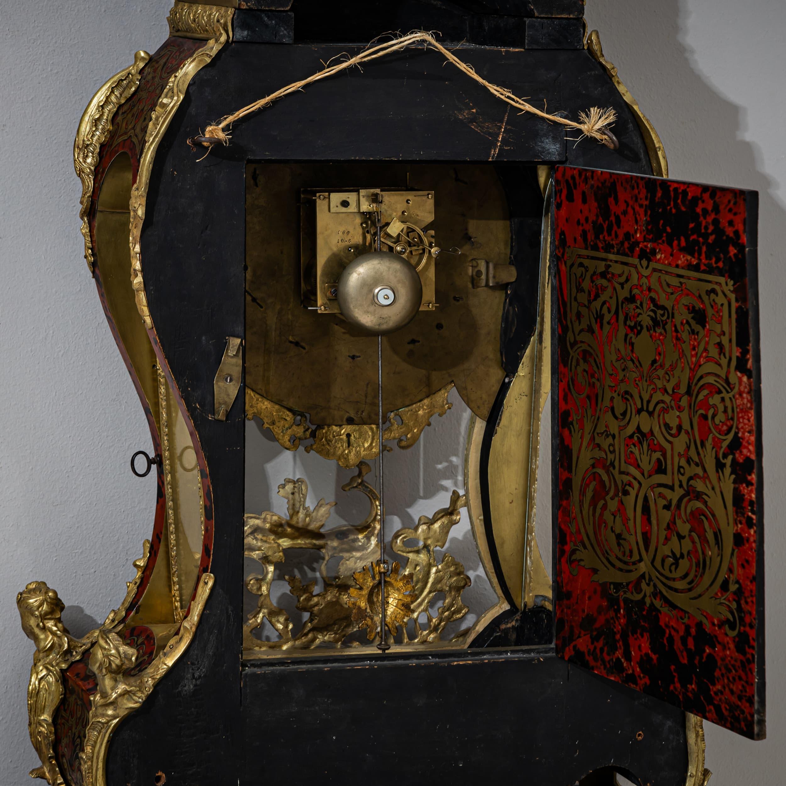 Louis Quinze-style Grand Cartel Clock with Console, 