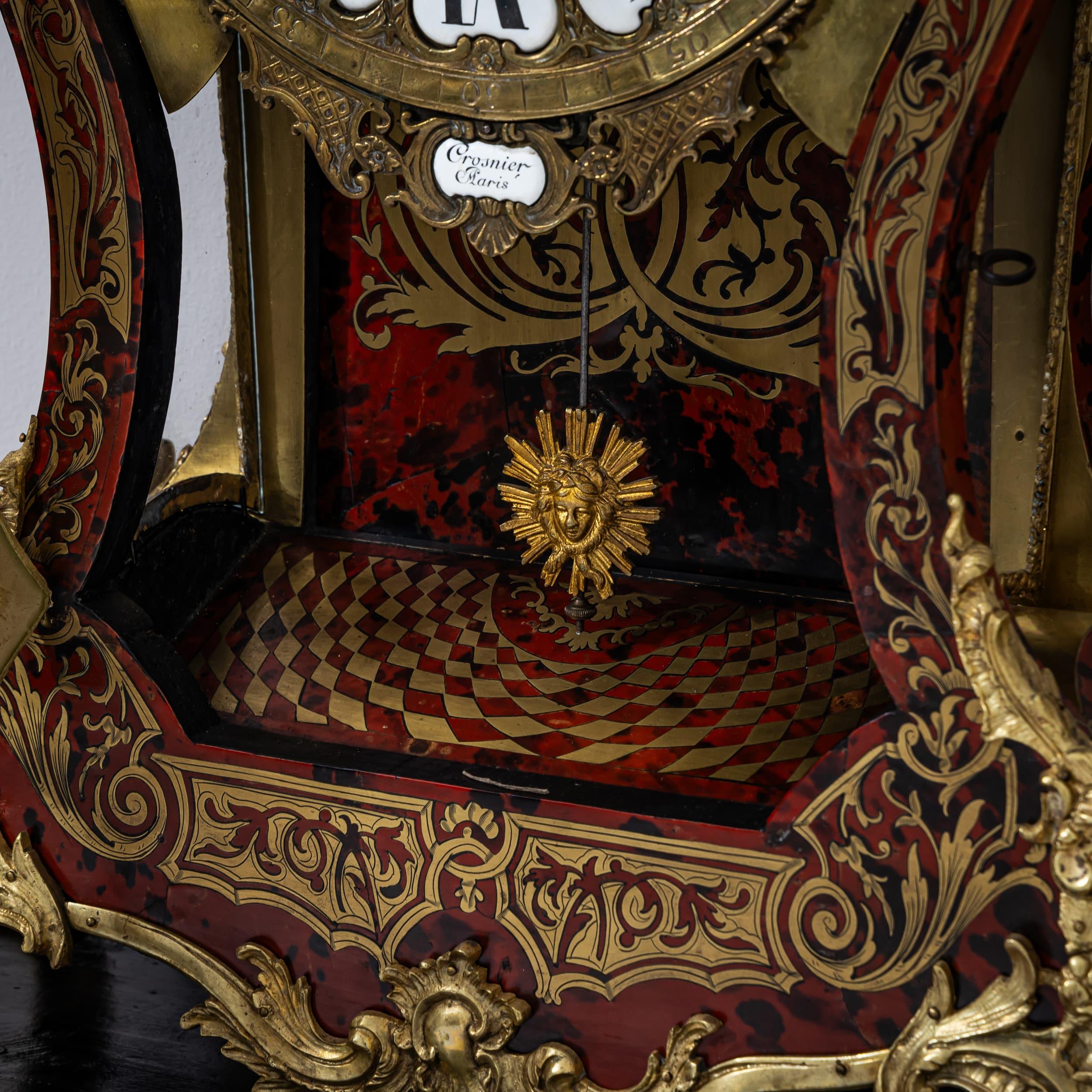 19th Century Louis Quinze-style Grand Cartel Clock with Console, 