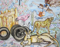 "Transeúnte", Pintura al óleo