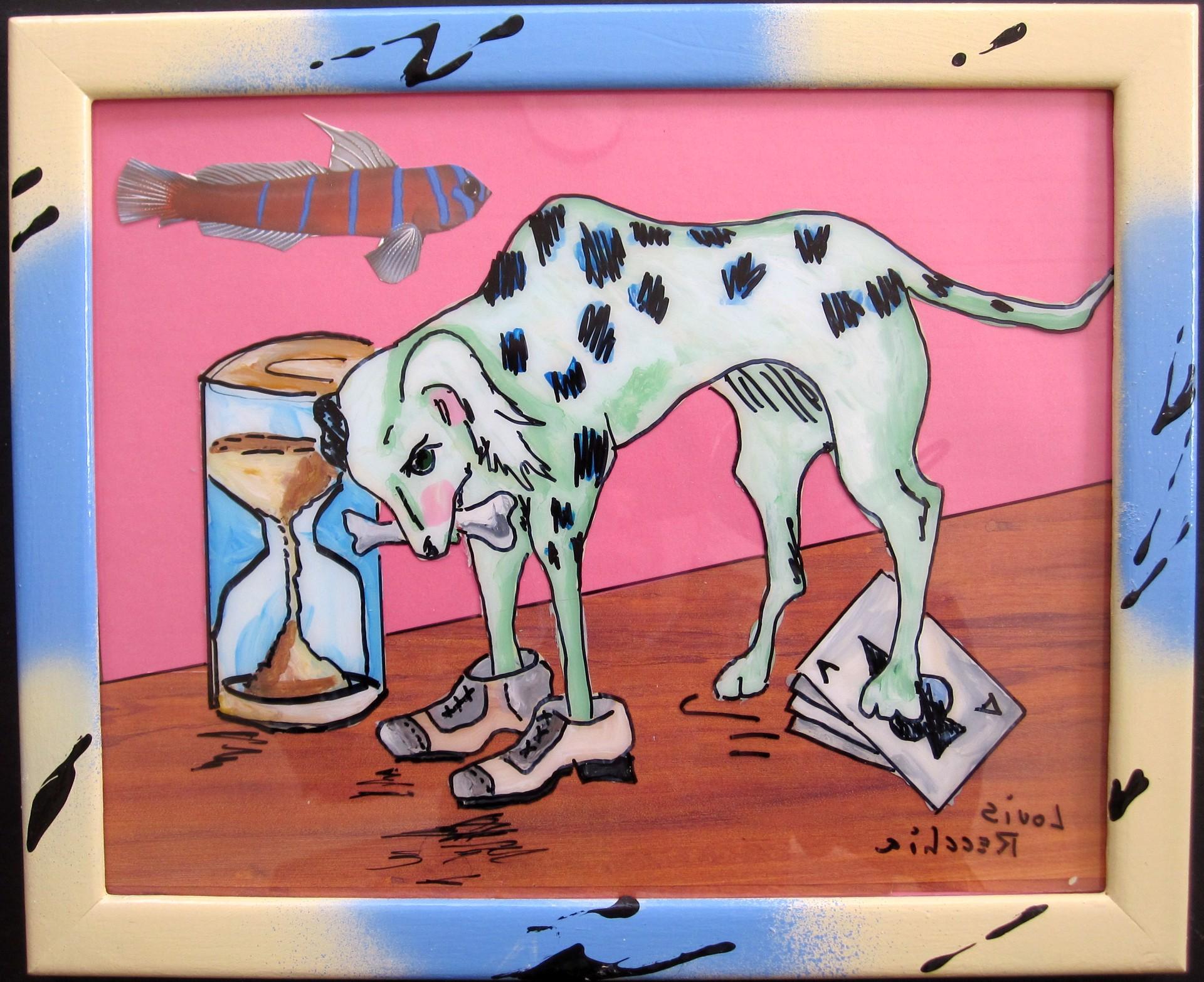 Louis Recchia Animal Painting - If the Shoe Fits