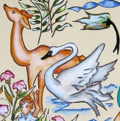 "Un domingo más" de Louis Recchia, Pintura al óleo, Pop Art