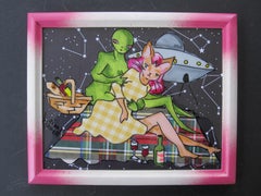 "Picnic" (2023) by Louis Recchia, Acrylic & Collage, Pop Art