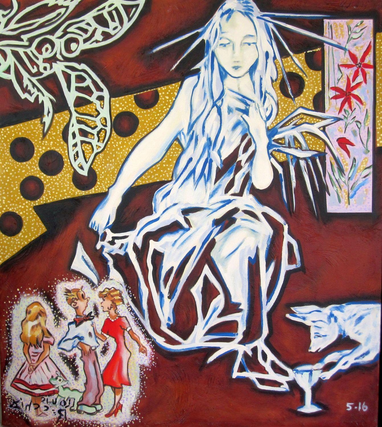 "Ritos de primavera" de Louis Recchia, Pintura al óleo, Pop Art