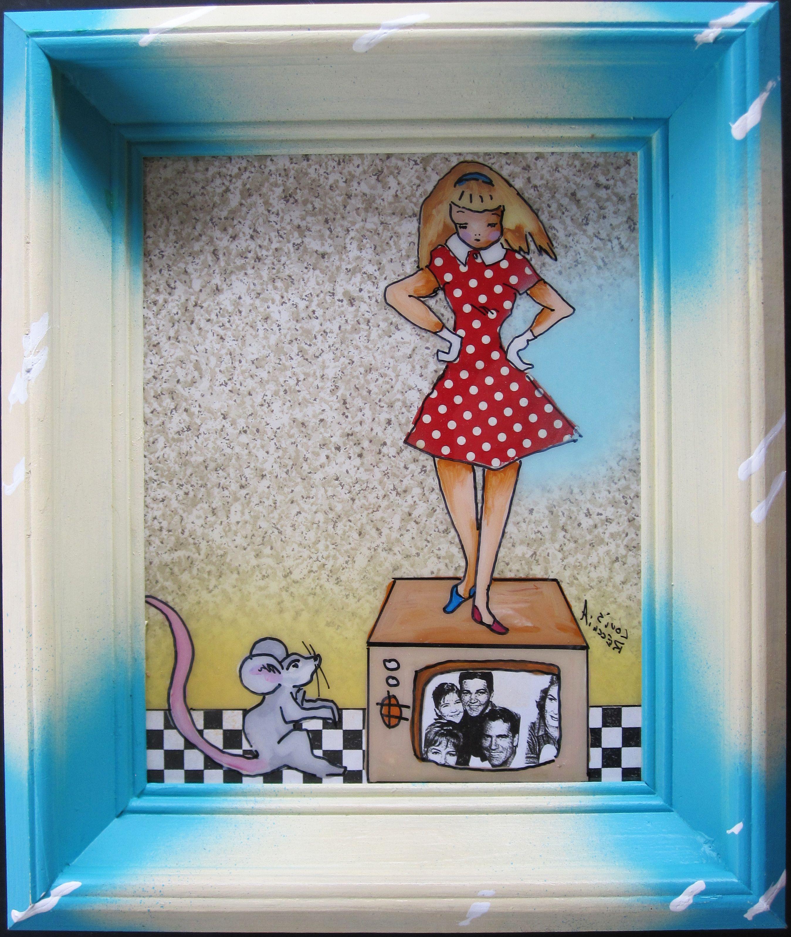 L'opera "Yesterday Today" di Louis Recchia è un dipinto originale a tecnica mista realizzato a mano con colori acrilici e collage su plexiglass.

Louis Recchia produce arte contemporanea a Denver da oltre tre decenni.  Nel corso degli anni, i suoi