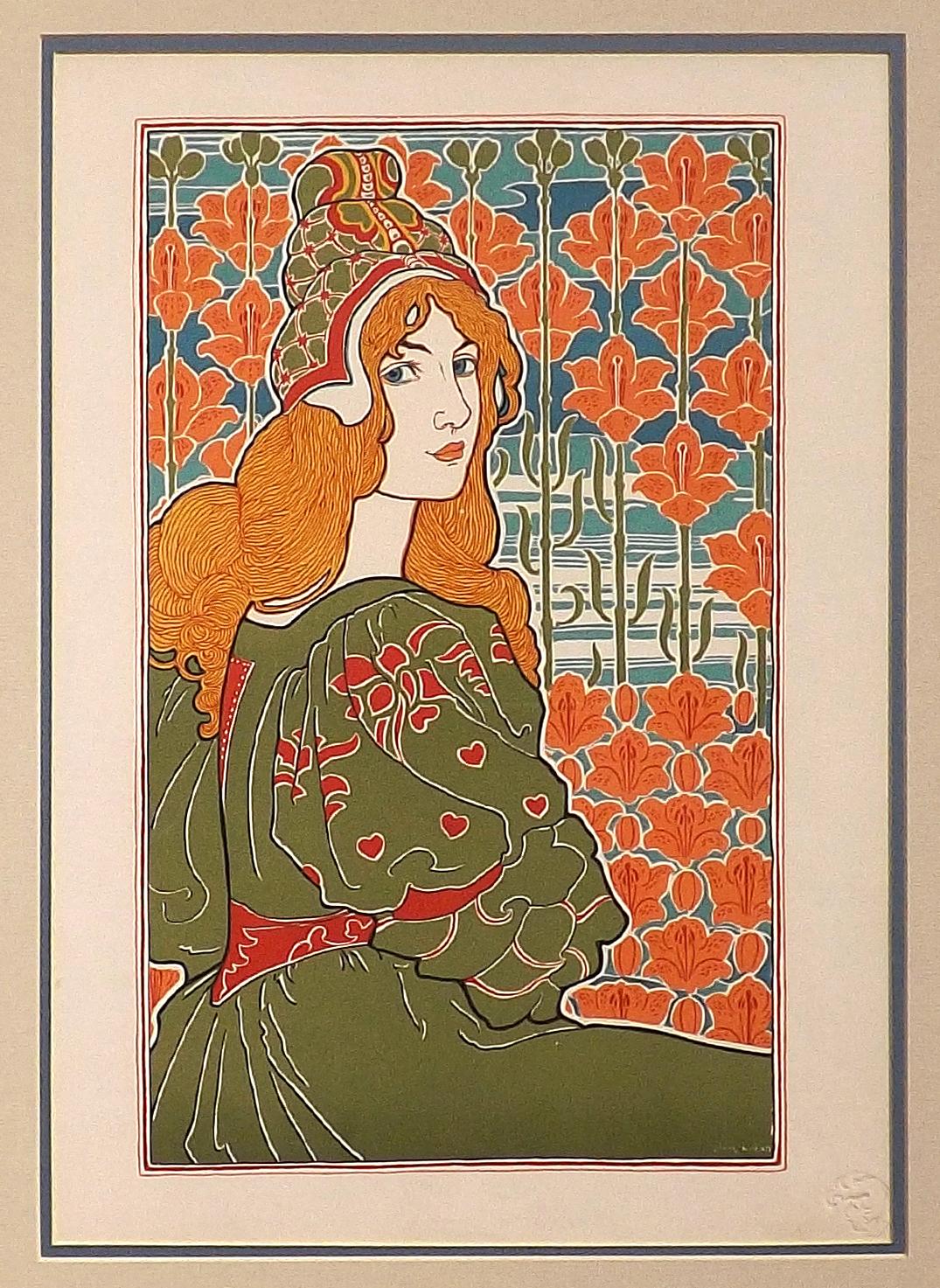 Eine wunderbare Lithographie mit dem Titel 