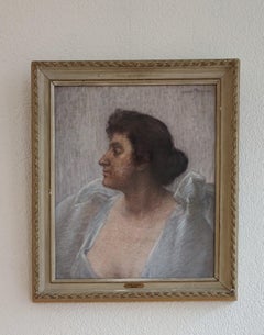 Portrait of actress Eleonora Duse