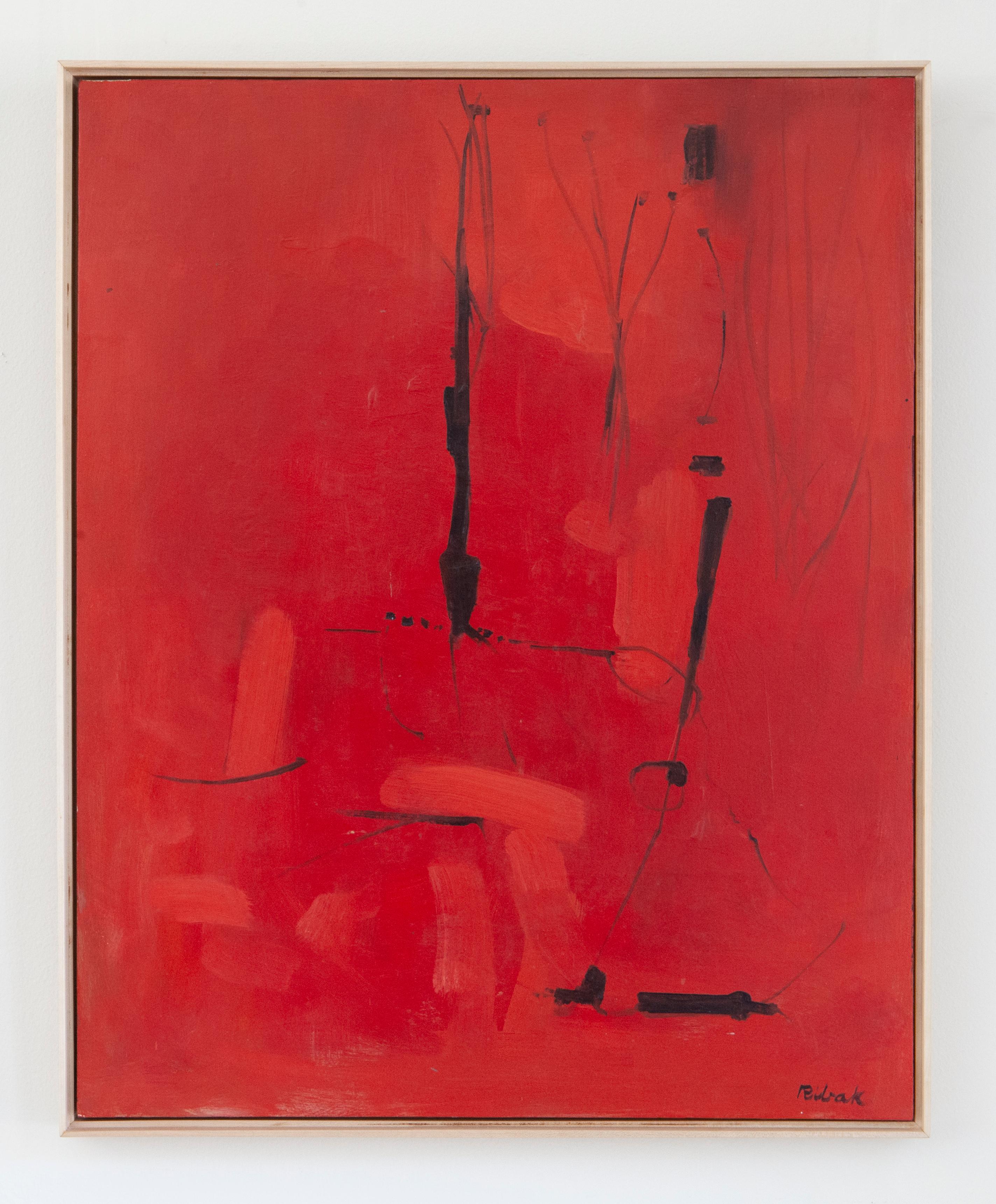 Louis Ribak Abstract Painting - Burning Woods