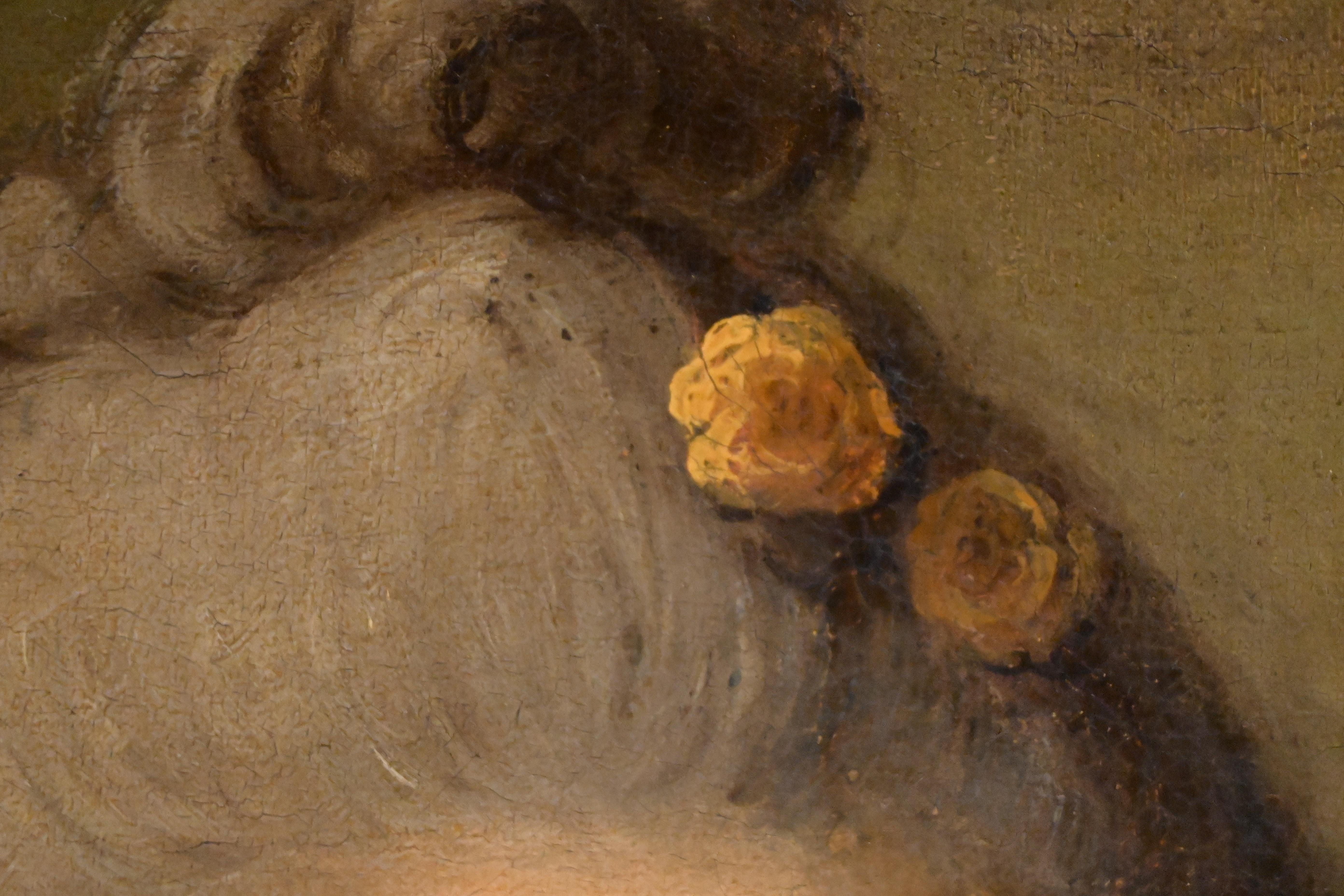 Ritratto di signora, olio su tela, XVIII secolo 6