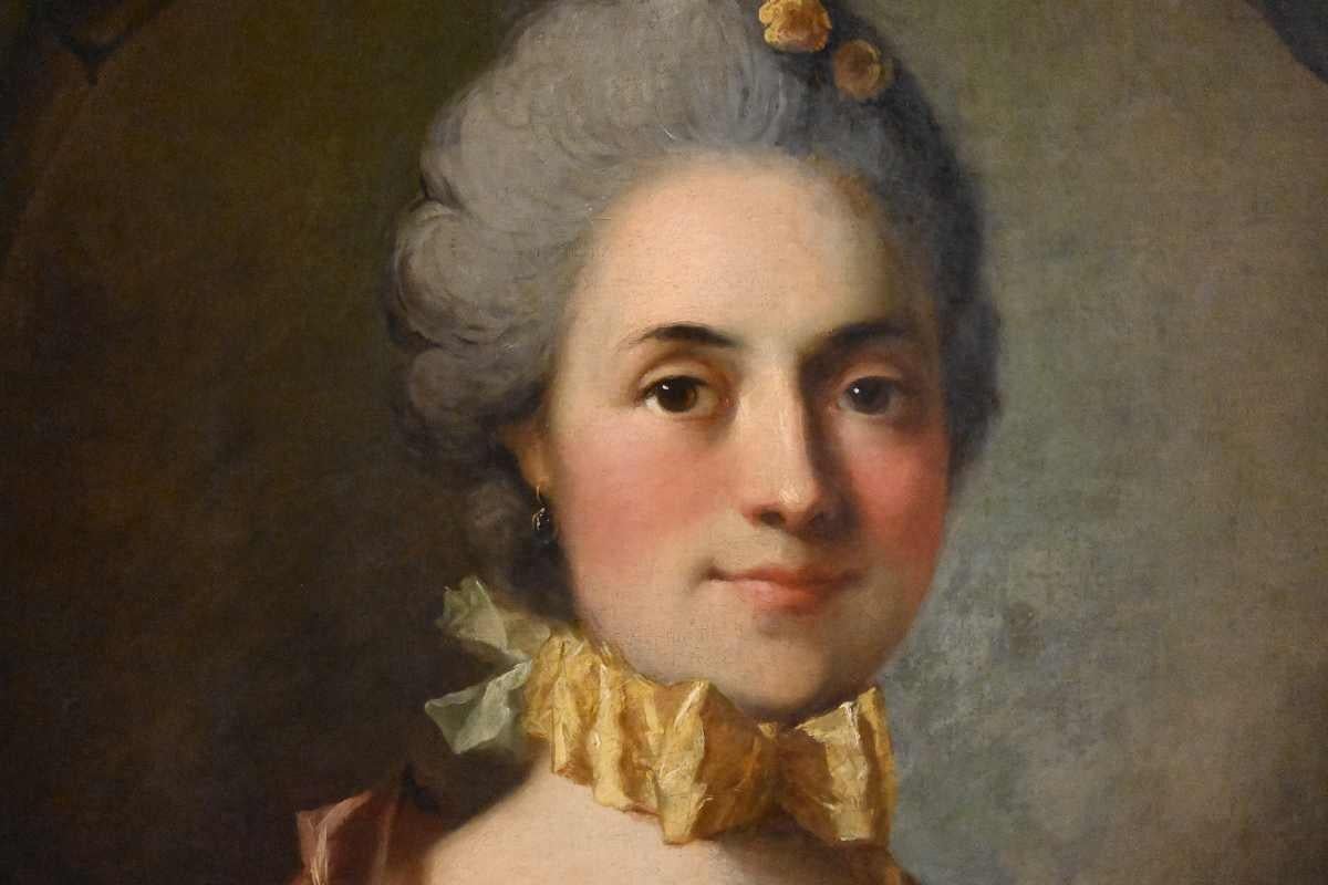 Ritratto di signora, olio su tela, XVIII secolo 14