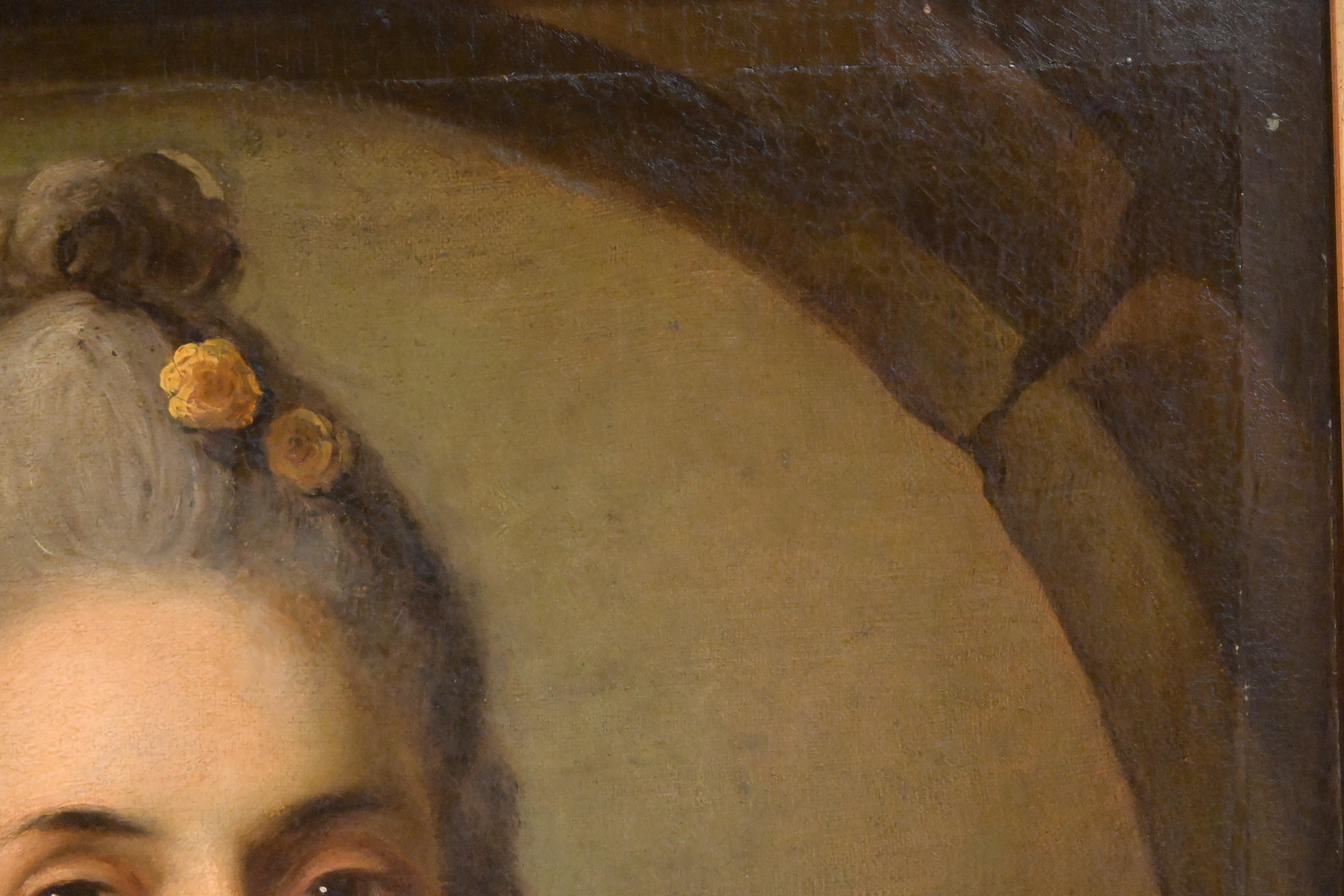 Ritratto di signora, olio su tela, XVIII secolo 4