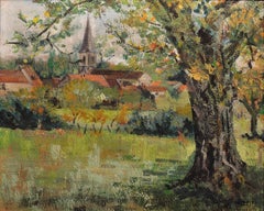 Licey Sur Vingeanne, Cote D'Or, France. Original Oil Painting. Australian Artist