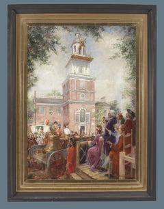 Installation of the Liberty Bell at Independence Hall, Philadelphia