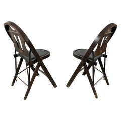 Louis Rostetter 
Sons Turn of the Century Industrial Folding Chairs, SFMOMA