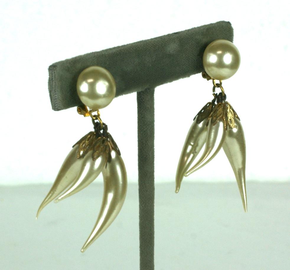 Außergewöhnliche Perlen-Demi-Parure-Perle von Louis Rousselet Damen im Angebot