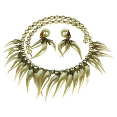 Außergewöhnliche Perlen-Demi-Parure-Perle von Louis Rousselet