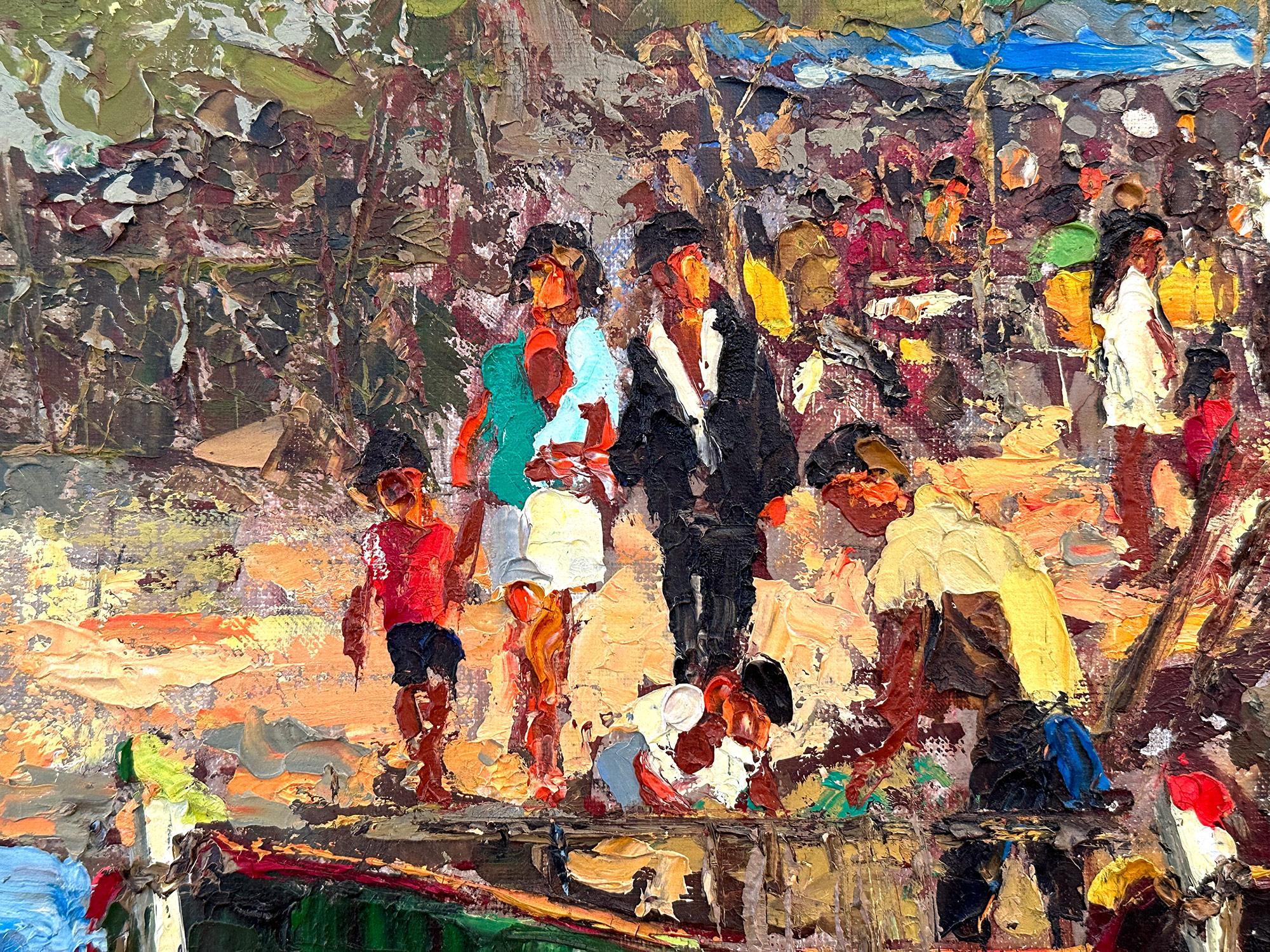 A wonderful impressionist summer scene of 