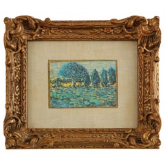 Antique Louis Roy Impressionist Painting