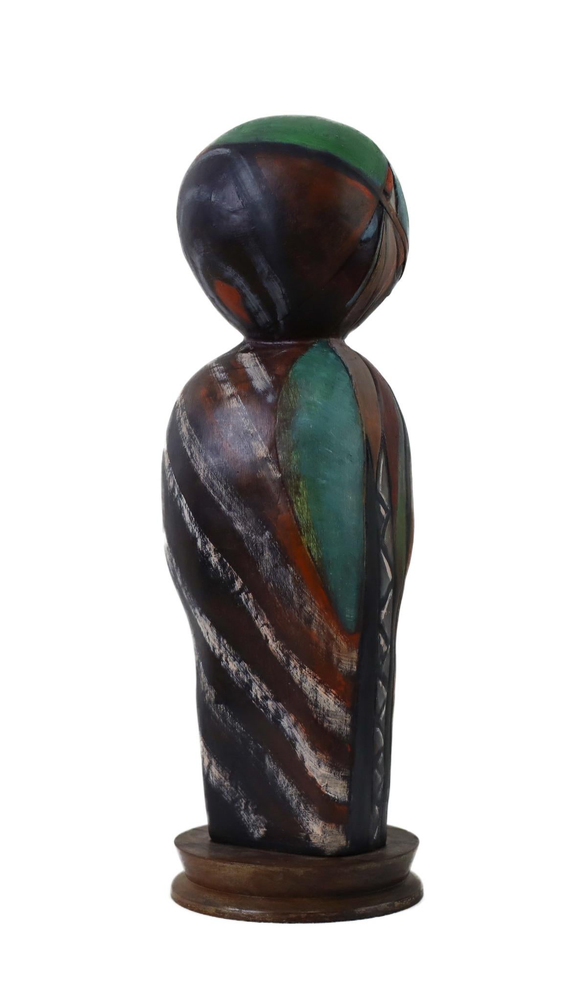 Tótem - Sculpture Abstracto de Louis Schanker