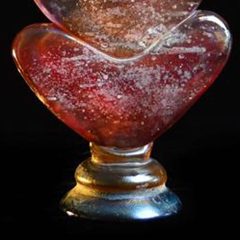 Amber the Red Bottle - Orange Figurative Sculpture by Louis Sclafani