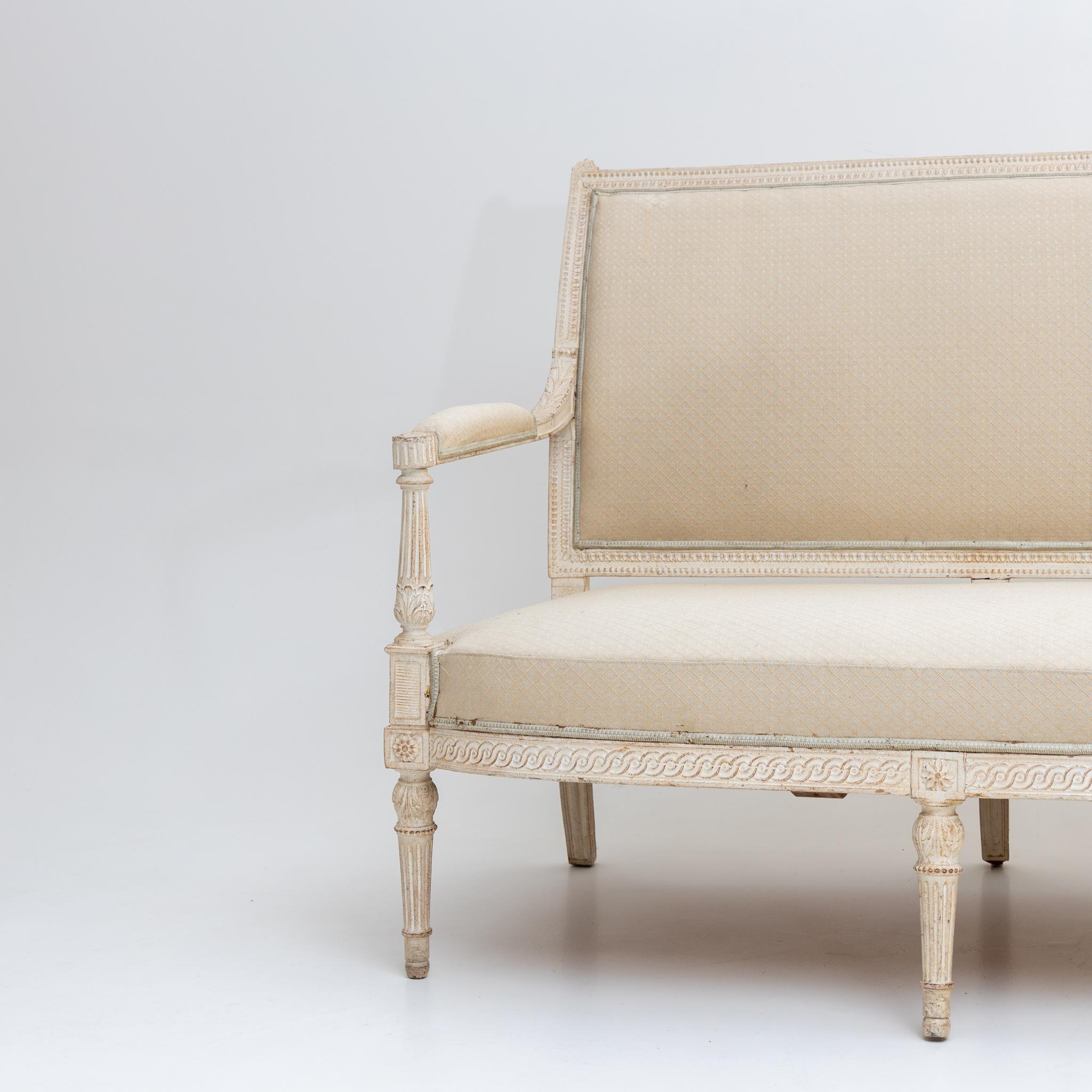 Louis Seize Armchairs and Sofas, Late 18th Century 12