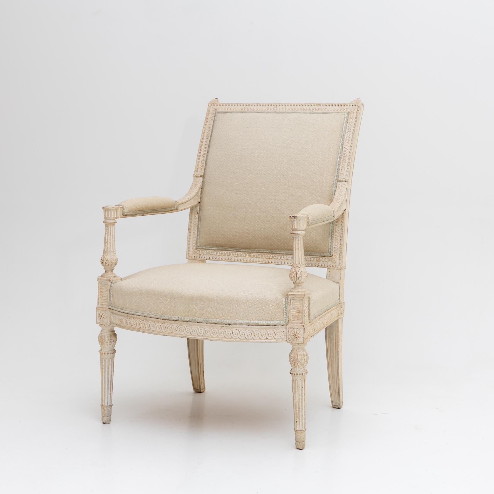 Louis Seize Armchairs and Sofas, Late 18th Century 3