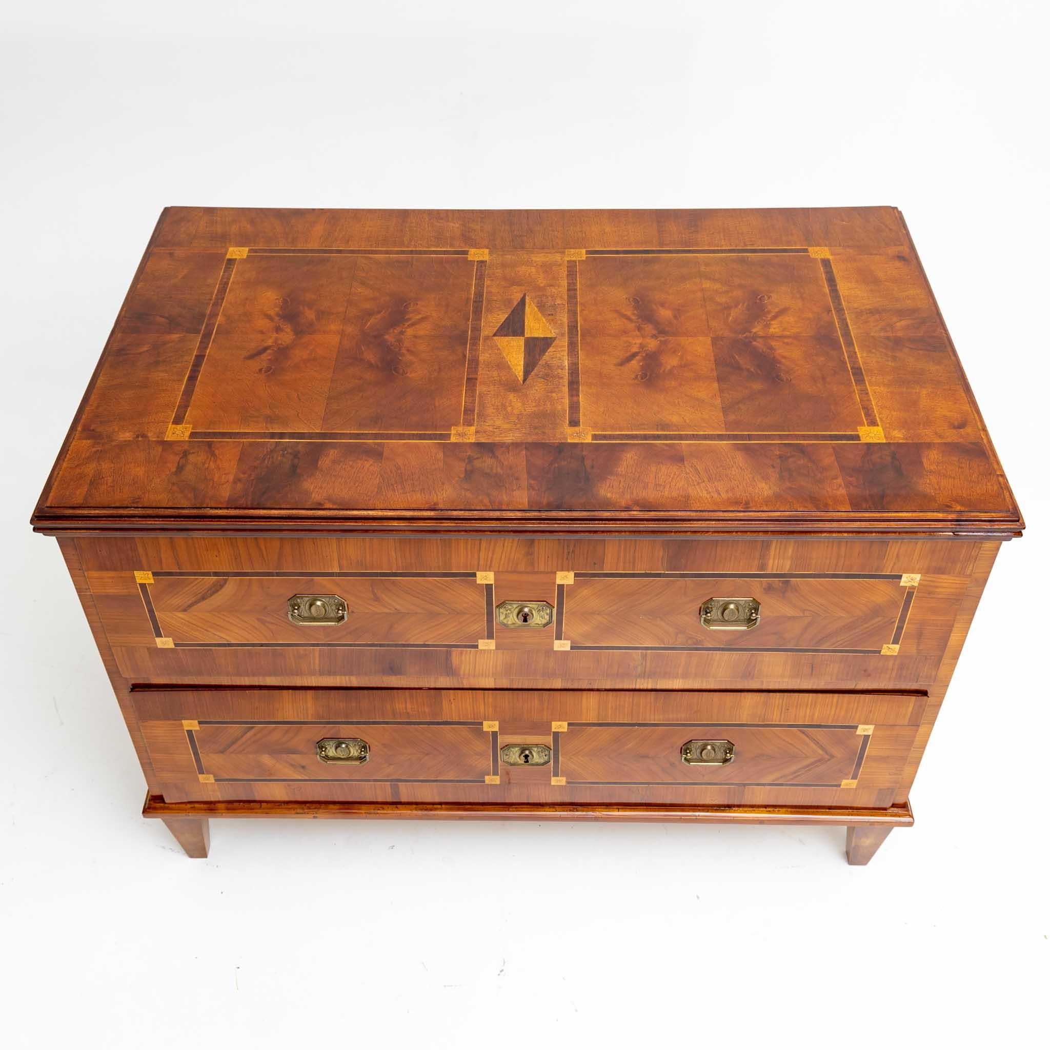 Louis Seize Cherrywood Chest of Drawers, circa 1780 In Good Condition In Greding, DE