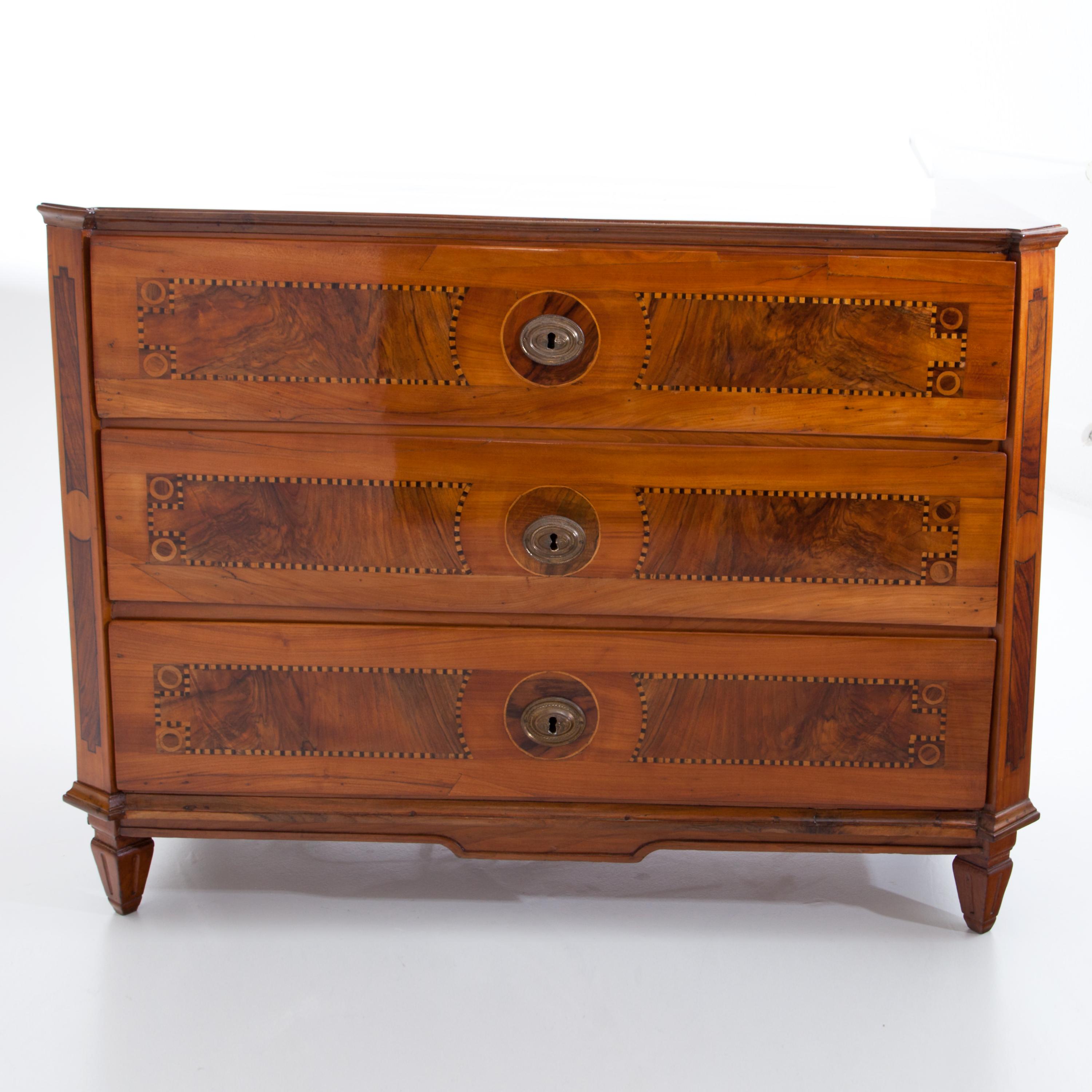 German Louis Seize Chest of Drawers, End of 18th Century