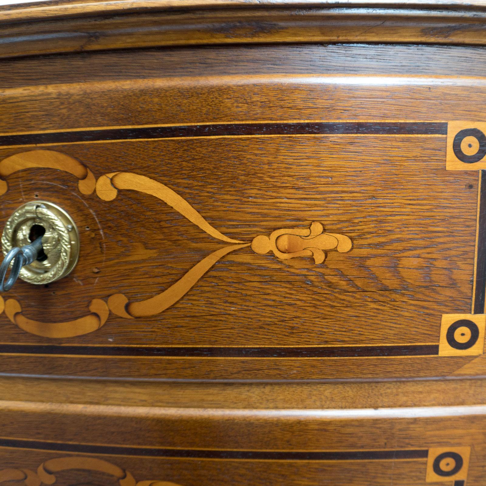 Inlay Louis Seize Chest of Drawers Oak France, circa 1770