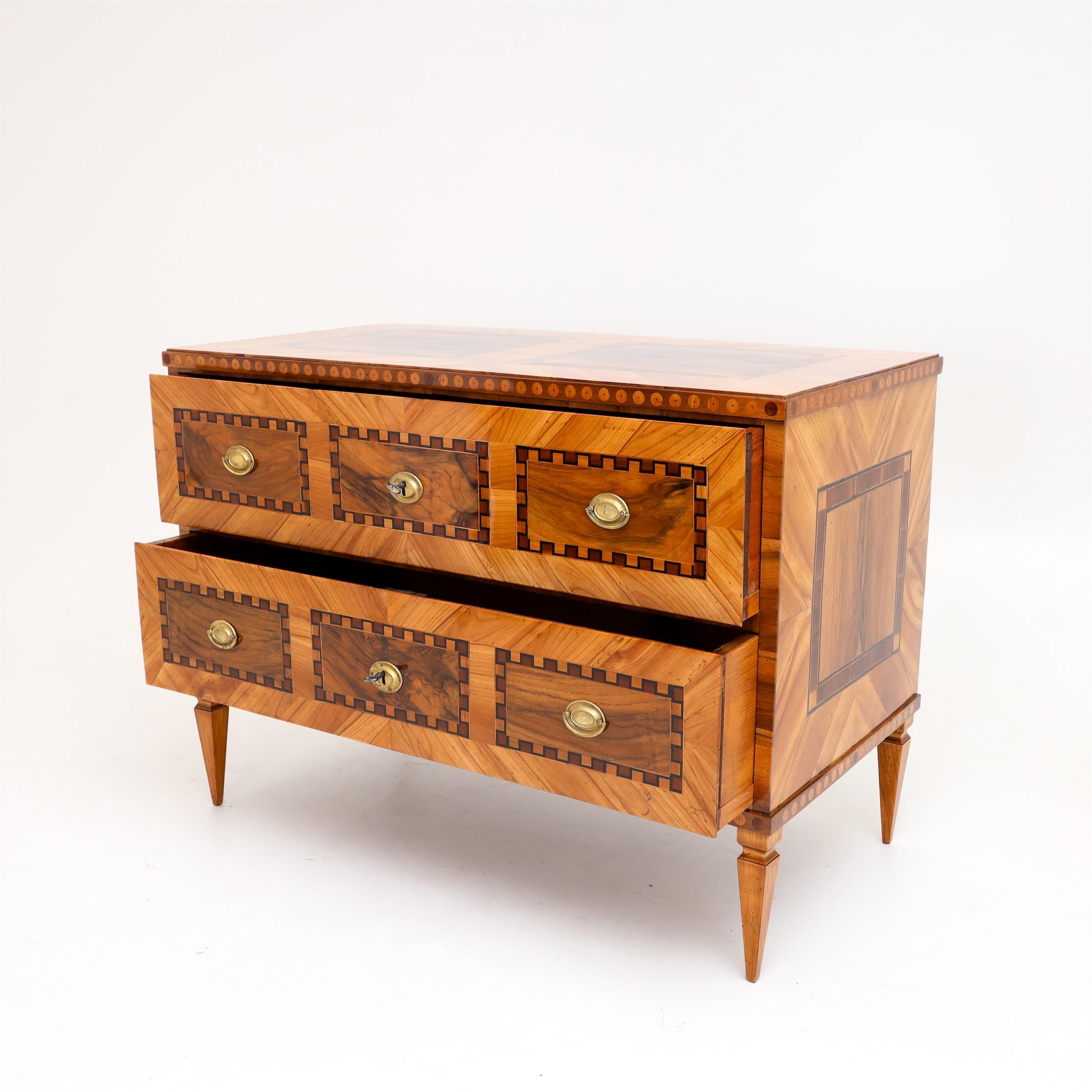 Louis Seize Chest of Drawers, South German, circa 1790 4