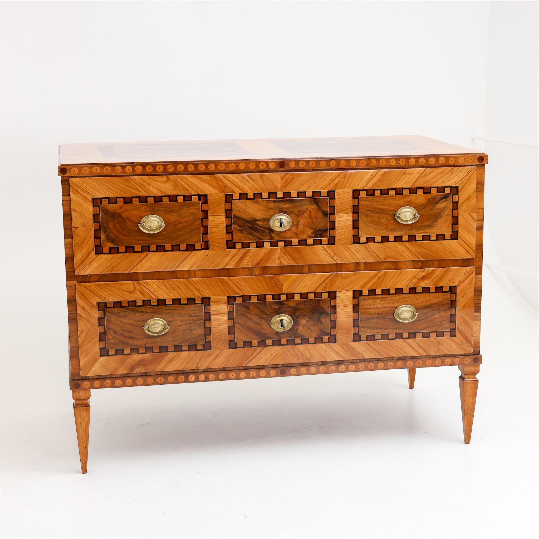 18th Century Louis Seize Chest of Drawers, South German, circa 1790