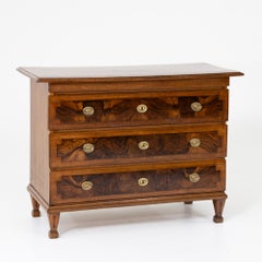 Louis Seize Chest of Drawers with Side Lock, Nuremberg, late 18th Century