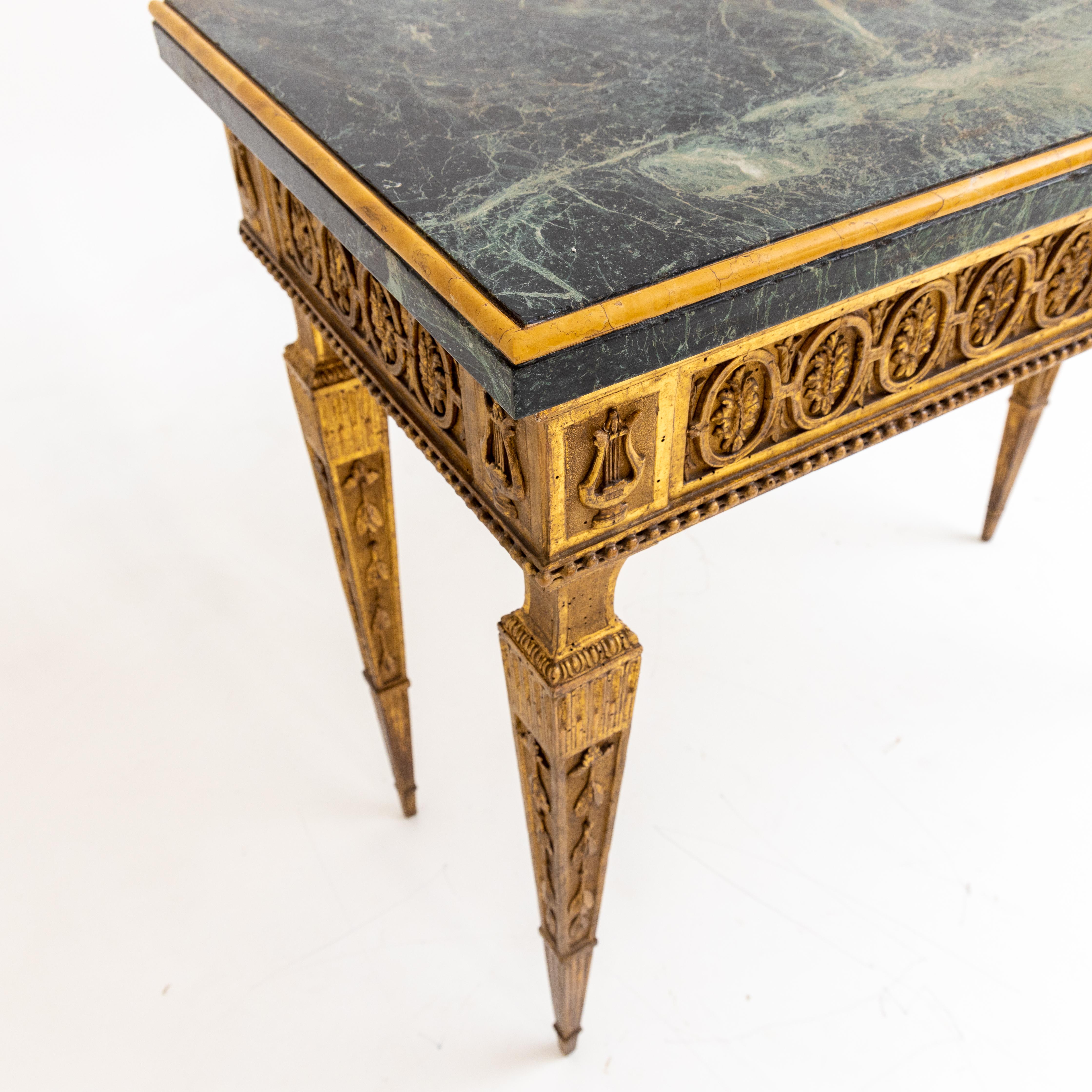 Classicist Console, Tuscany, Late 18th Century In Good Condition For Sale In Greding, DE