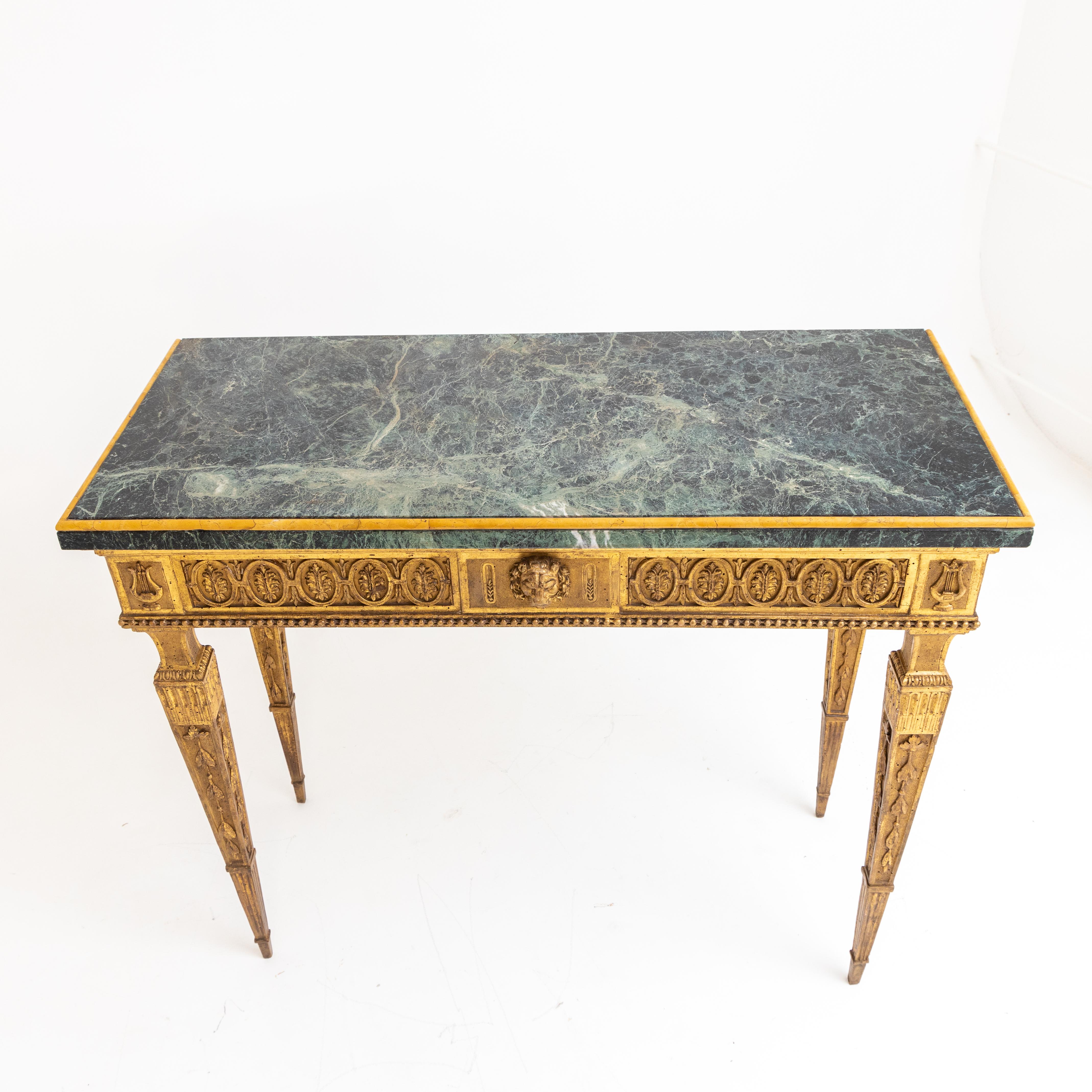 Marble Classicist Console, Tuscany, Late 18th Century For Sale